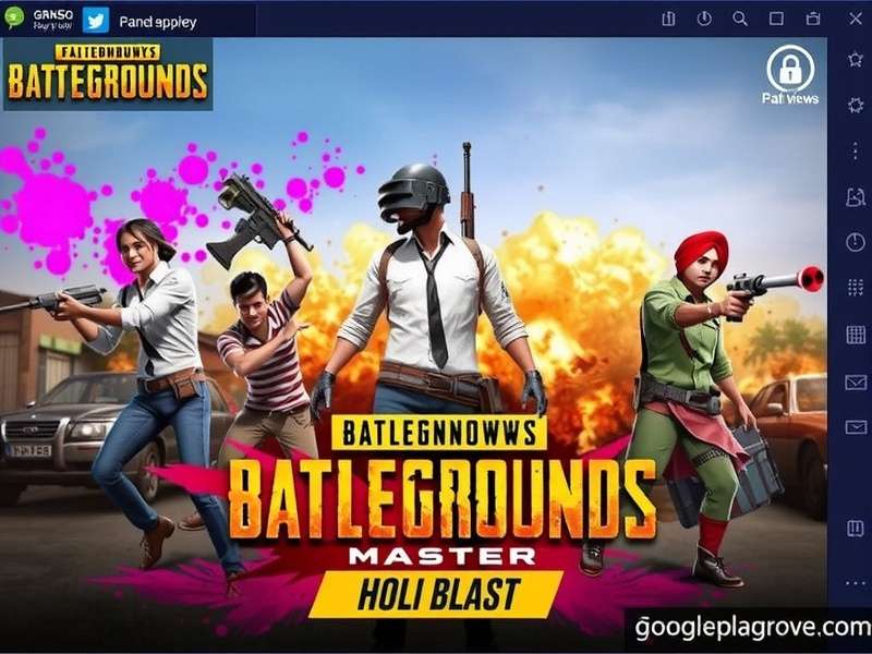 PUBG Warlord Warrior Master Holi Blast Event